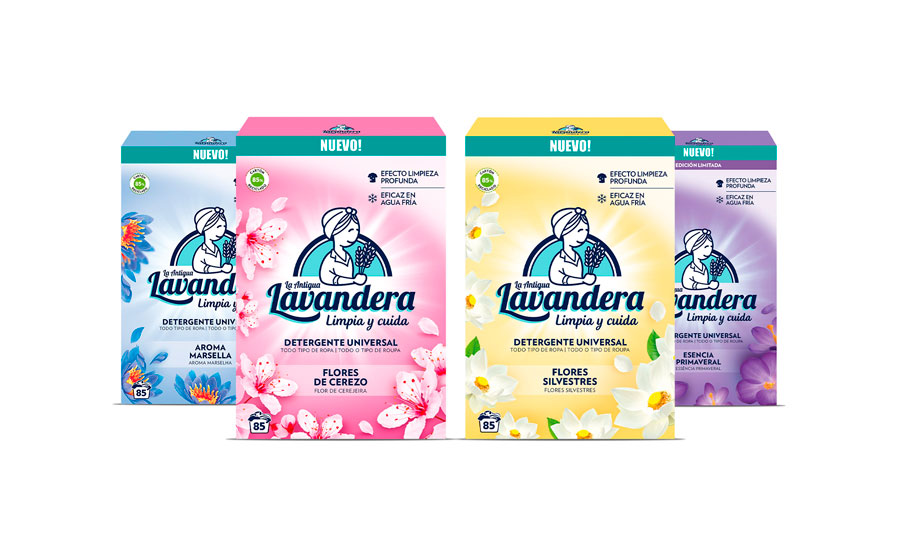 Detergentes en polvo la lavandera