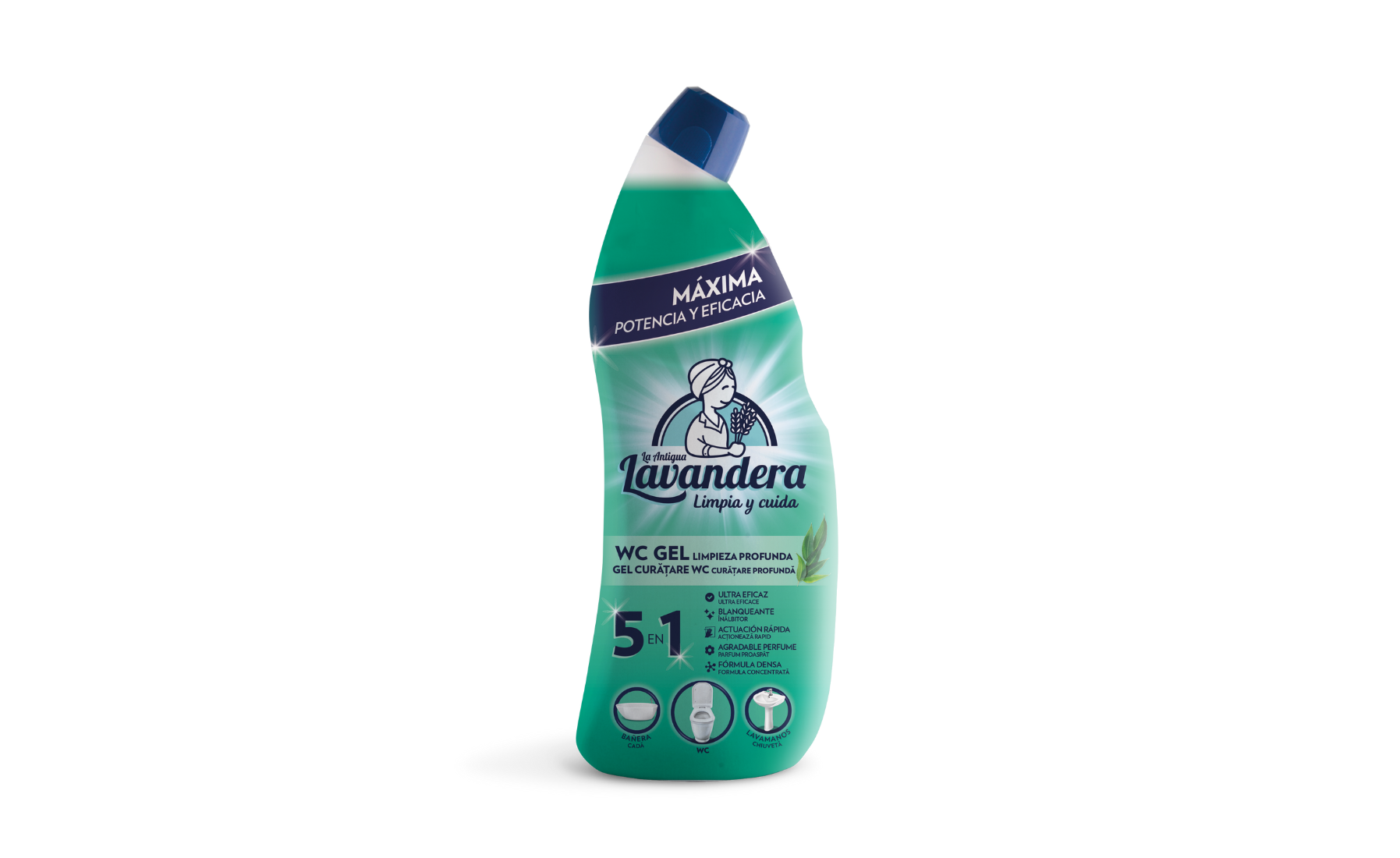 Gel de baño con lejía la lavandera