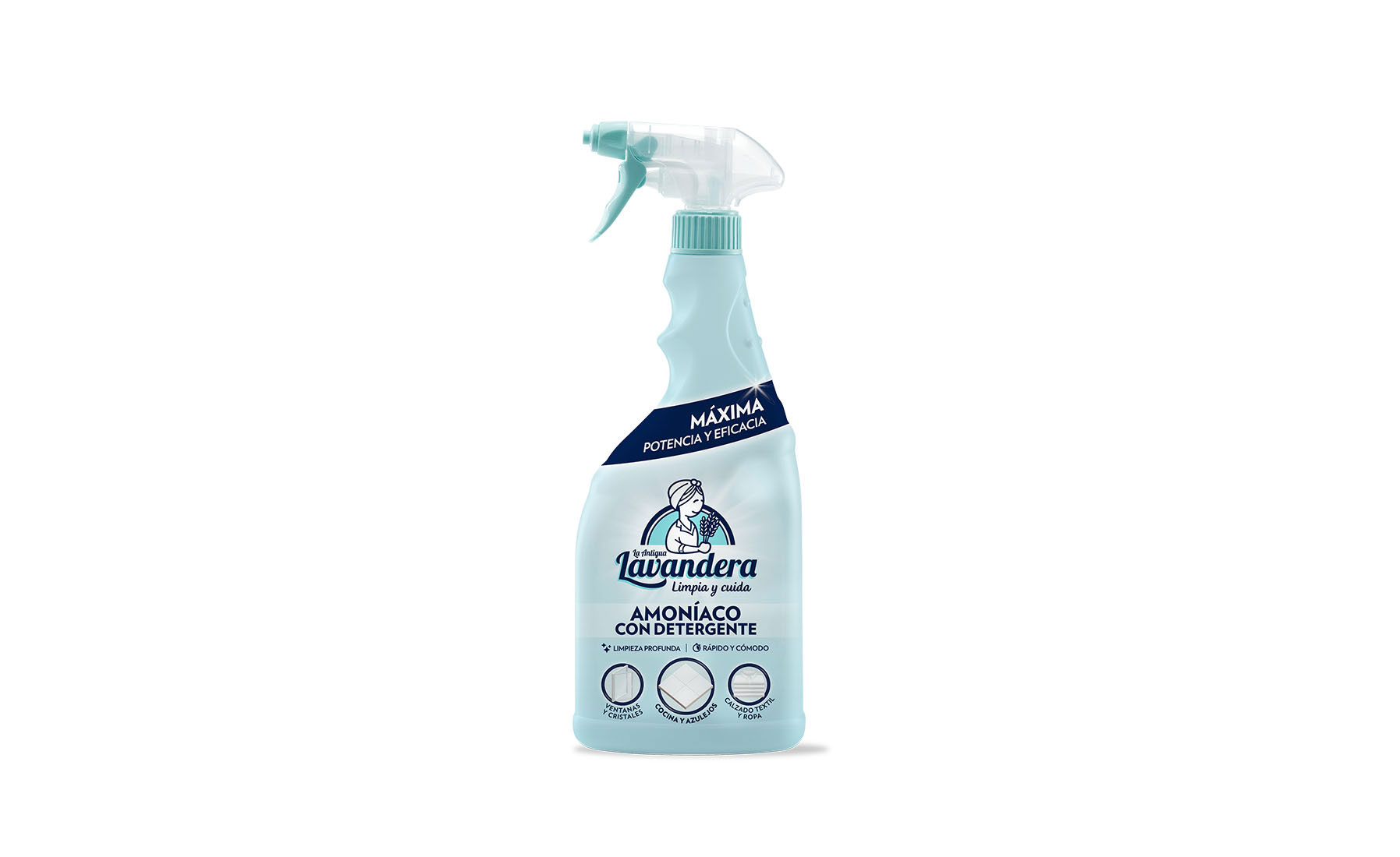 Spray amoníaco con detergente